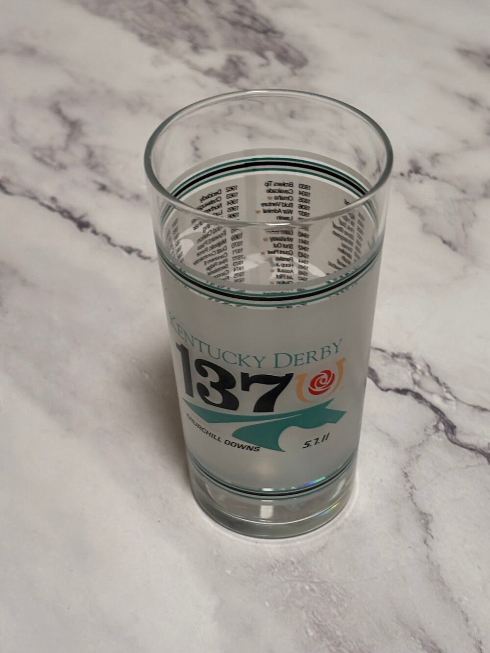 2011 Kentucky Derby Official 137 Churchill Downs Vintage Julep Glass Louisville